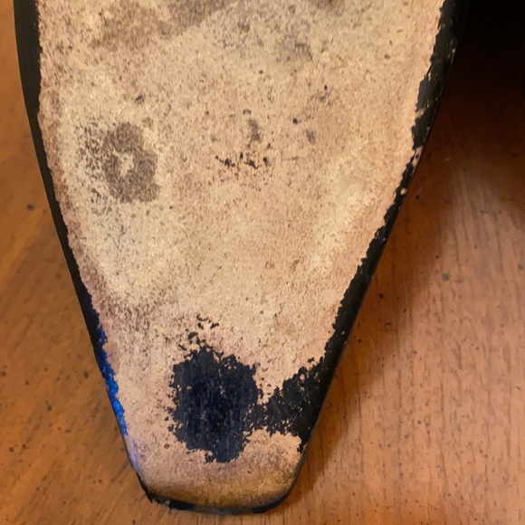 Bruno Magli black leather Authentic vintage heels 39M - Picture 9 of 14